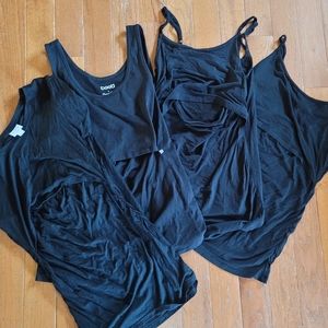 Nursing tanks, size large, set of 4